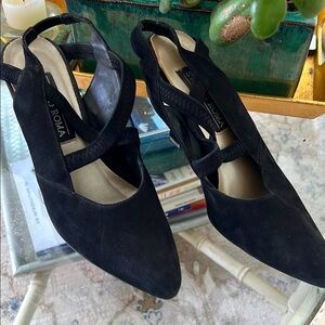 Black suede Women's sandals by studio roma